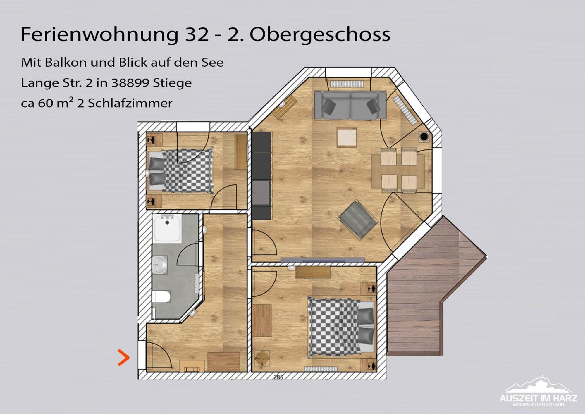 Auszeit-Im-Harz Haus 5 Wohnung 32 Stiege Eksteriør billede